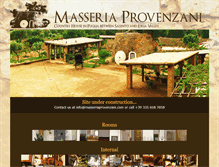 Tablet Screenshot of masseriaprovenzani.com